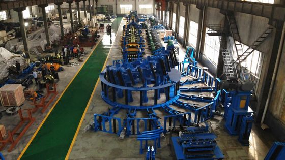 Mesin Pabrik Tabung Penghilang Duri ZY20 φ10-26mm Pendingin Semprotan Pipa Baja Bulat 0,4-1,5mm 90m/mnt