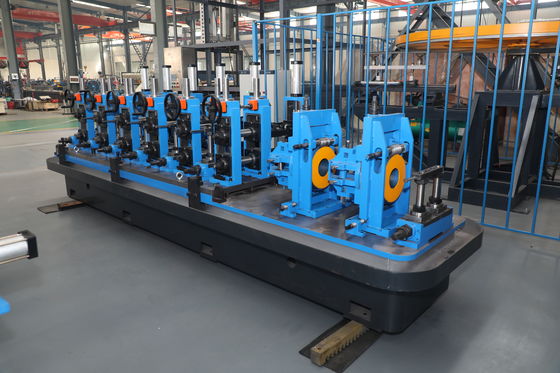 7.6 - 16 mm Roll Forming Line and Pipe Making Machine untuk produksi tabung diameter kecil baja galvanis