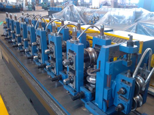 7.6 - 16 mm Roll Forming Line and Pipe Making Machine untuk produksi tabung diameter kecil baja galvanis