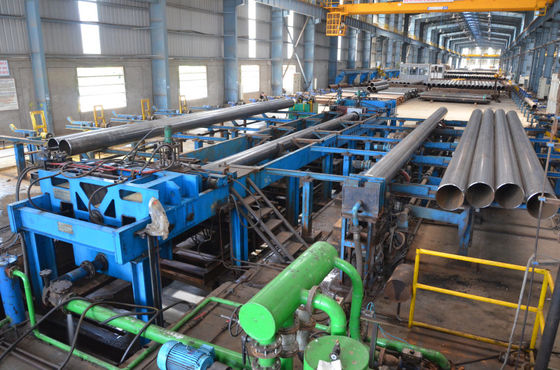 Cold Rolled Steel Strips Tube Making Machine With Online Finish.