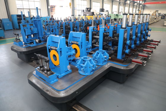 Cold Rolled Steel Strips Tube Making Machine With Online Finish.