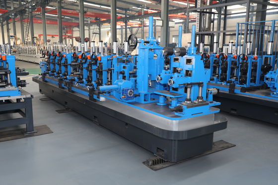 Mesin pembuatan tabung baja ASTM A53 dengan uncoiler tugas berat untuk baja bergulir panas 2,0 mm6,0 mm