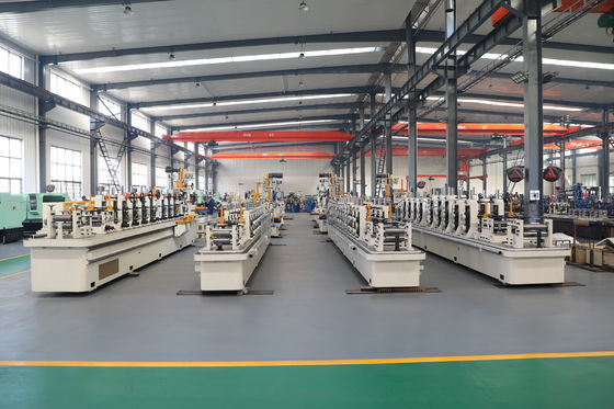 Mesin Profil Steel Tube Mill Untuk Transportasi Gas Pipa Persegi