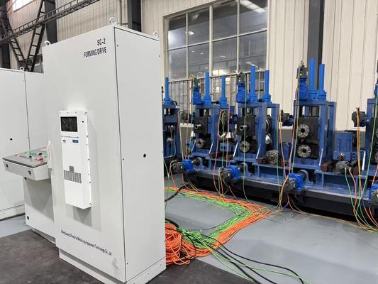 Flying Saw Tube Forming Machine 2 Inch Baja Bulat Pipa Bagian Pipa