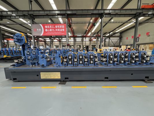 Carbon Steel ERW Tube Mill Dengan Keselamatan Strip Baja Dingin