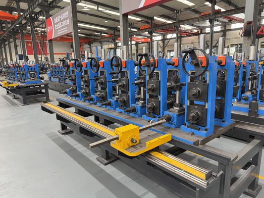 Tabung Baja Cold Rolled Furniture Membuat Mesin Ukuran Disesuaikan