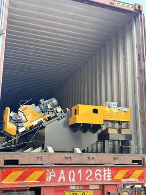 Mesin pembuatan tabung baja ASTM A53 dengan uncoiler tugas berat untuk baja bergulir panas 2,0 mm6,0 mm