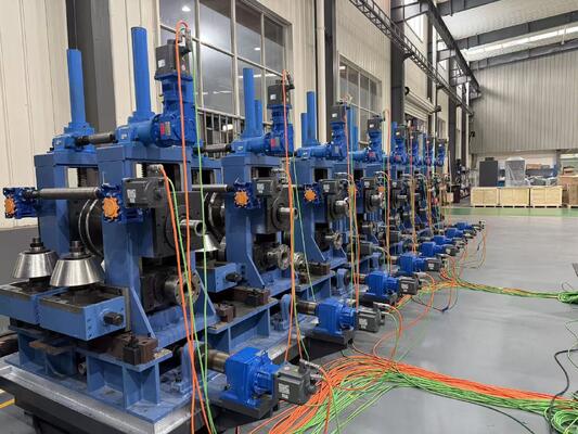 Mesin Roll Forming Pipa EMT dan Pabrik Pipa Baja Persegi Panjang untuk Saluran Listrik dan Produksi Tabung Struktural